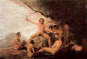 Francisco de Goya Der Kadaver des Jesuiten Brebeuf France oil painting artist